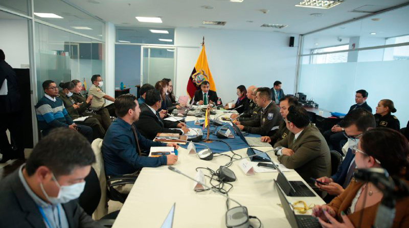 La Comisión de Seguridad de la Asamblea durante la sesión N° 169 este 12 de octubre. Foto: Asamblea