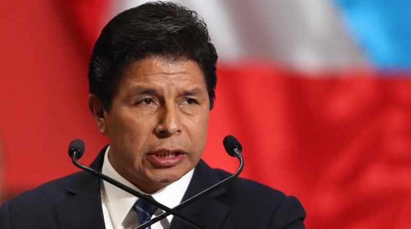 El presidente de Perú, Pedro Castillo, acudió a la OEA. Foto: EFE