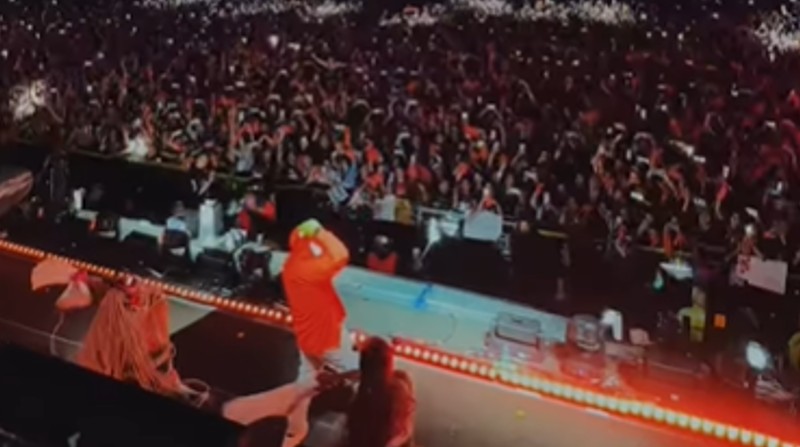 Imagen referencial del concierto de Daddy Yankee en Argentina durante su última gira internacional. Foto: Captura