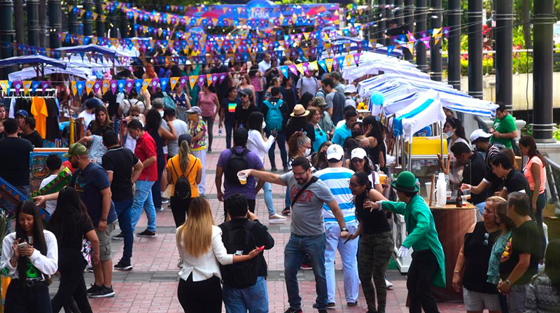 Guayaquil festejó 202 años de Independencia este 2022. Foto: Enrique Pesantes / EL COMERCIO