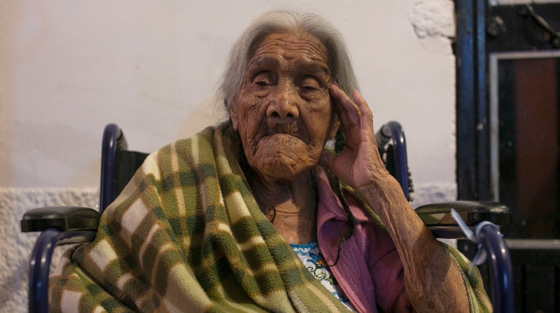 María Salud o Mamá Coco fue madre de tres hijos y abuela de muchos nietos. Ellos en entrevistas, han afirmado que era una abuela normal, cariñosa, pero también con su carácter. Foto: EFE