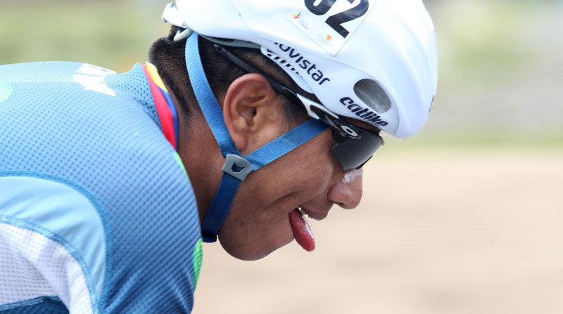Segundo Navarrete, ciclista ecuatoriano. Foto: archivo / EL COMERCIO