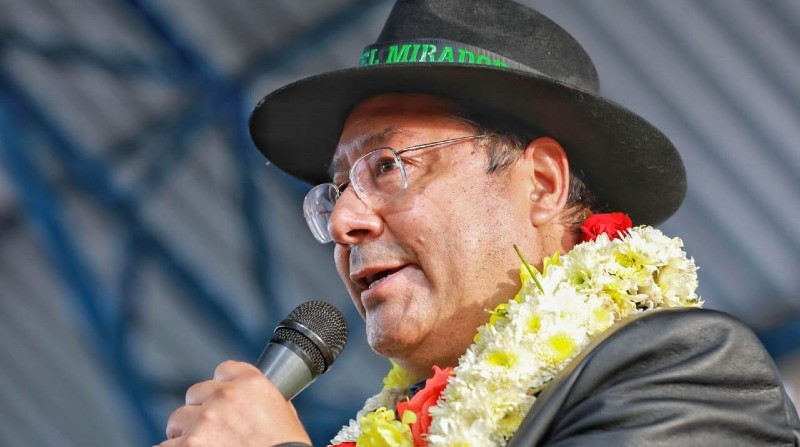 El presidente de Bolivia, Luis Arce. Foto: Presidencia de Bolivia en Europa Press