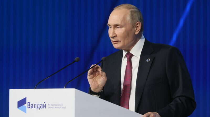 El presidente ruso, Vladimir Putin, aseguró no consultar a China sobre sus acciones previo al conflicto con Ucrania. Foto: EFE.