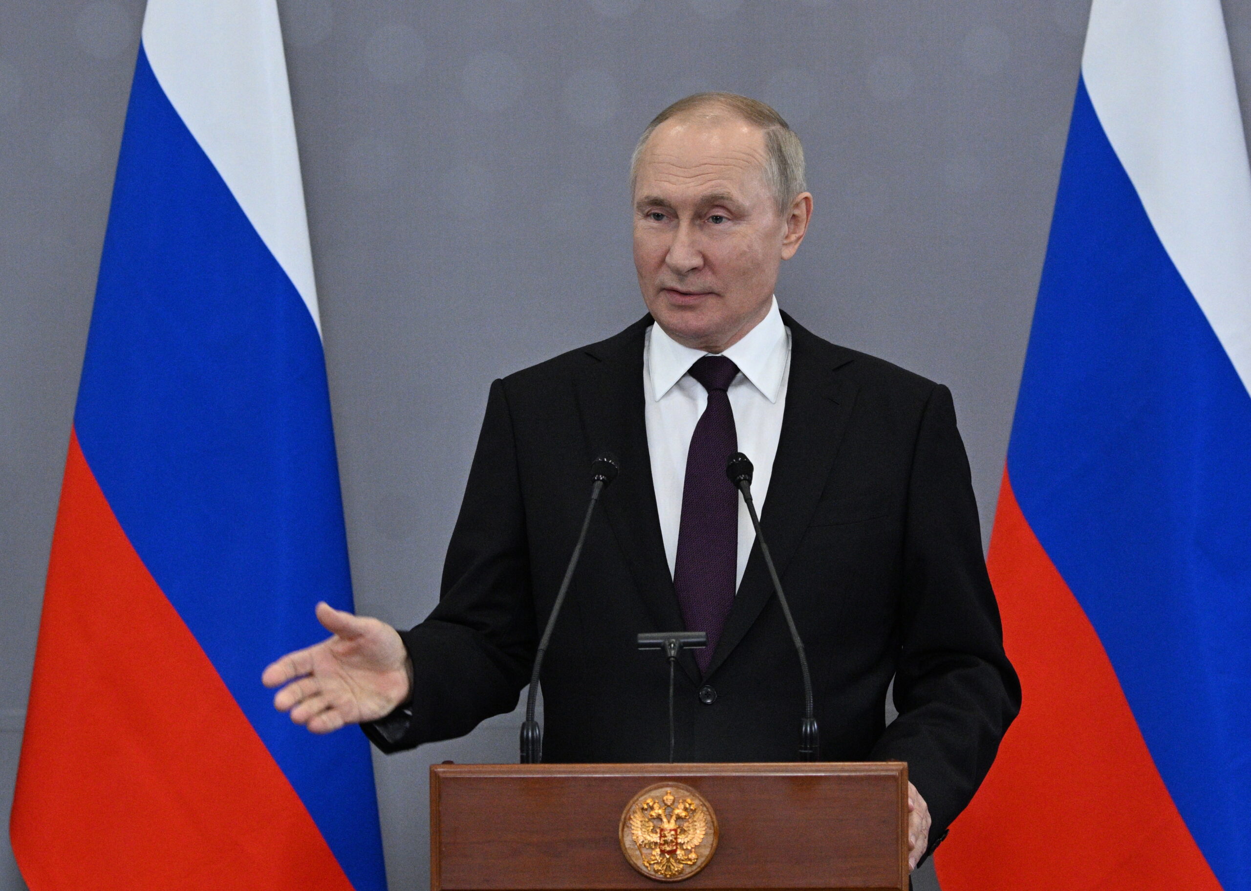 Vladimir Putin elogia al ejercito ruso. Foto: EFE.