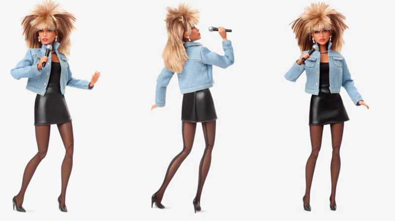 La cantante estadounidense Tina Turner cuenta con una muñeca Barbie inspirada en ella. Foto: EFE