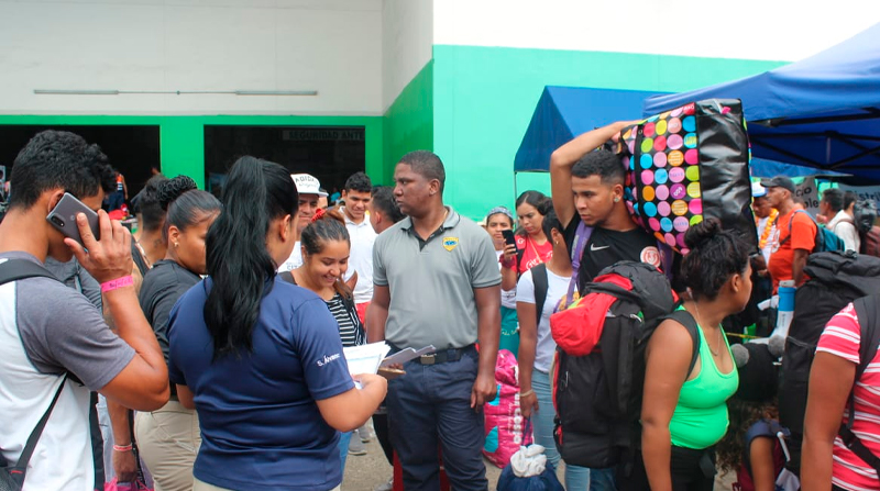 Imagen referencial. Panamá recibe a los viajeros irregulares en estaciones de recepción migratoria. Foto: Twitter @migracionpanama