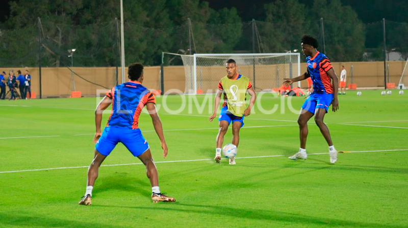 Entrenamiento de la selección de Ecuador en Qatar. Foto: Diego Pallero / EL COMERCIO