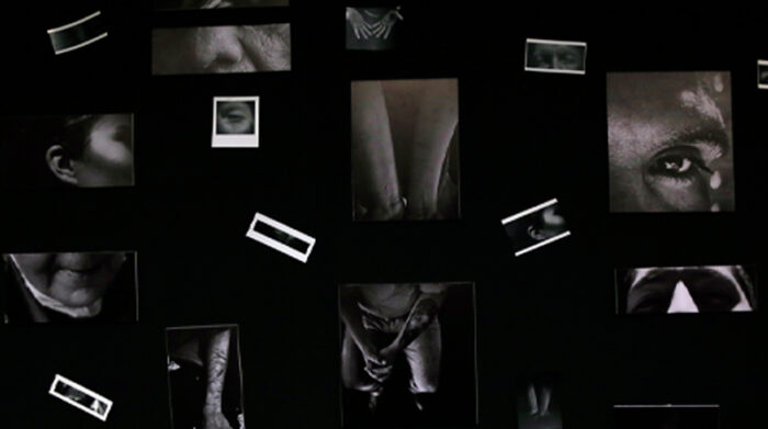 En la muestra se exhiben fotografías en blanco y negro en las que se puede ver, entre otras cosas, rostros de hombres y mujeres. Foto: Diego Pallero / EL COMERCIO 