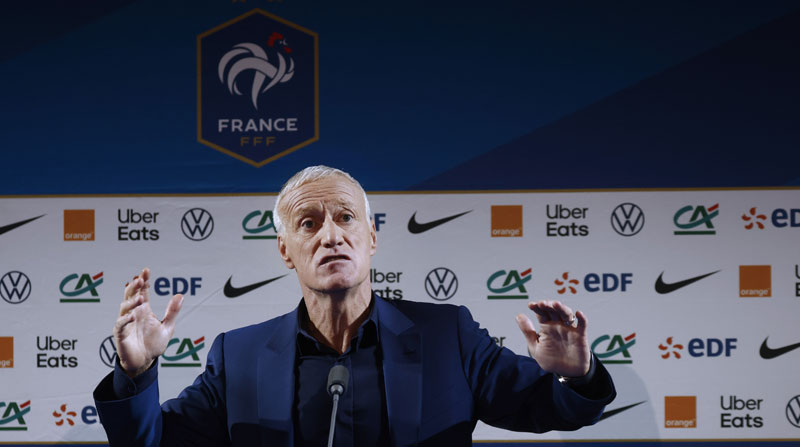 El DT Didier Deschamps dirigió a Francia para el Mundial Qatar 2022. Foto: EFE