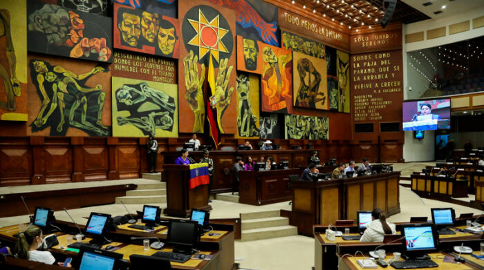 El Pleno de la Asamblea Nacional se reunió para tratar el juicio político de la mayoría del Cpccs, este viernes 18 de noviembre de 2022. Foto: Asamblea Nacional
