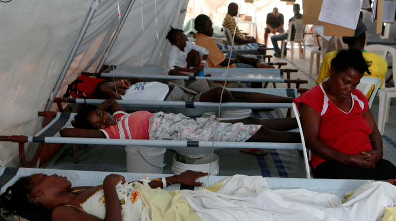 Desde su reaparición. el cólera está causando la muerte de al menos cinco personas al día en Haití. Foto: archivo / EFE