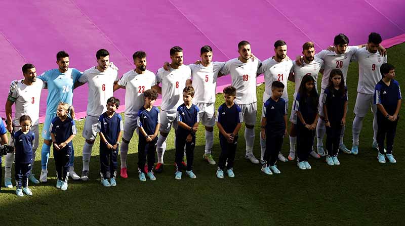 Irán amenaza a las familias de los jugadores si no se comportan debidamente. Foto: EFE
