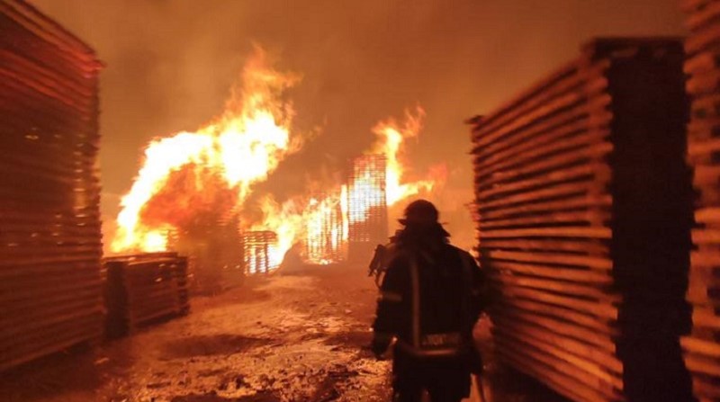Incendio en el Guasmo Norte