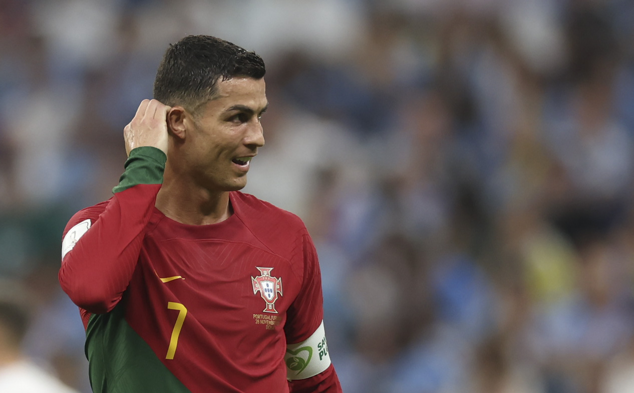 Cristiano Ronaldo está disputando el Mundial Qatar 2022, con Portugal. Foto: Xinhua.