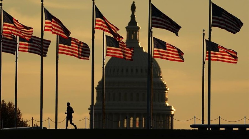 Vista del Capitolio de EE.UU., sede del Congreso estadounidense, el 8 de noviembre de 2022. Foto: EFE