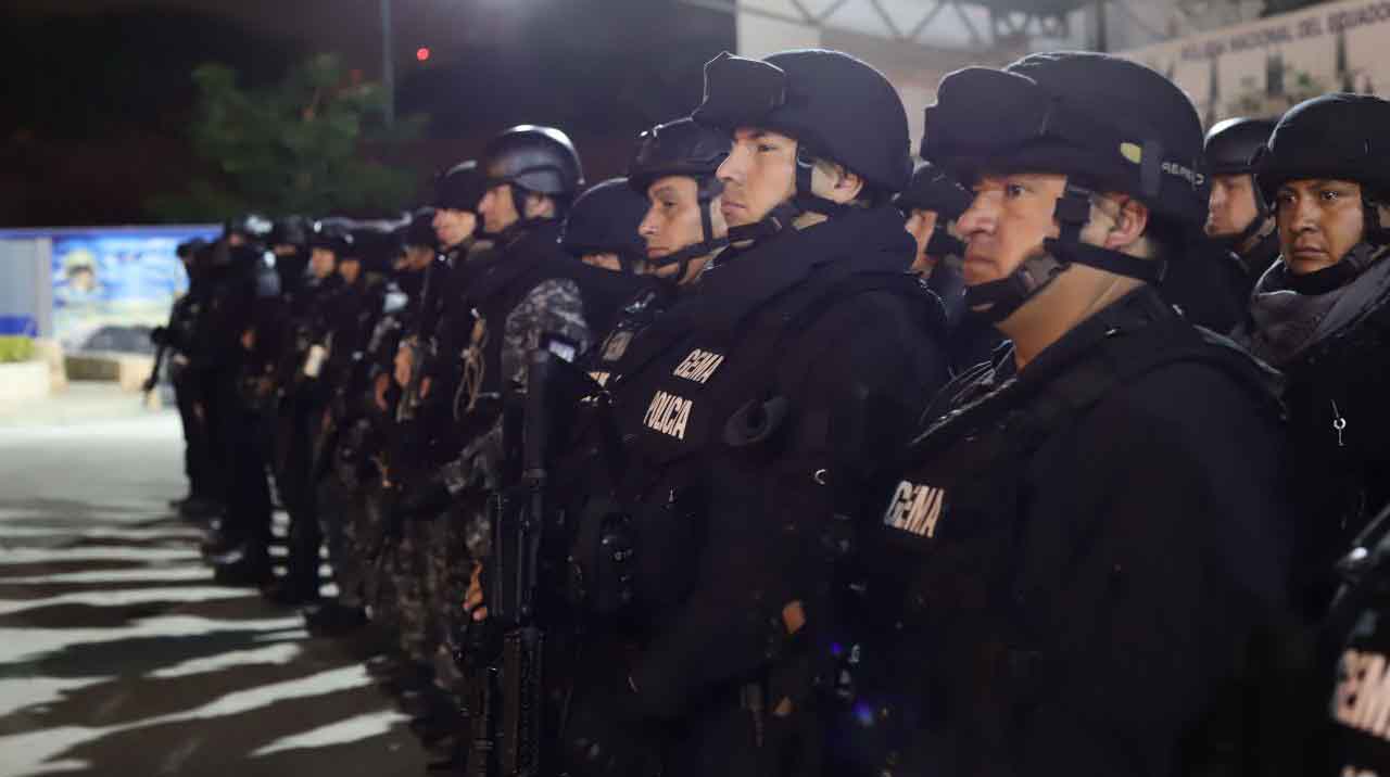 Imagen referencial. El estado de excepción regirá por 45 días en Guayas y Esmeraldas. Foto: Policía Nacional