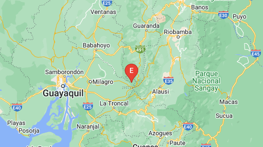 Un sismo fue sentido en una localidad de la provincia de Chimborazo, en Ecuador. Foto: Twitter