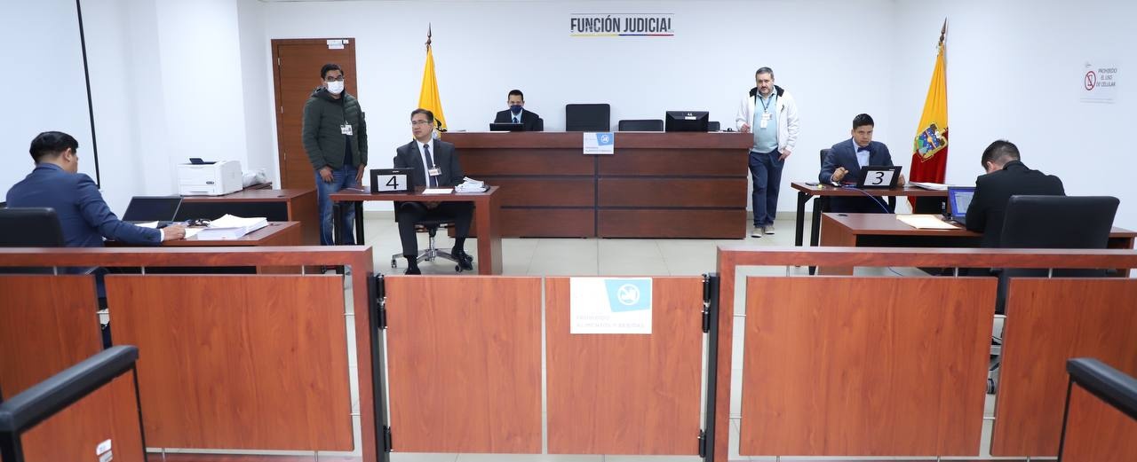 Aspirantes a jueces anticorrupción rinden prueba práctica dentro del curso de formación. Foto: Cortesía/Consejo de la Judicatura