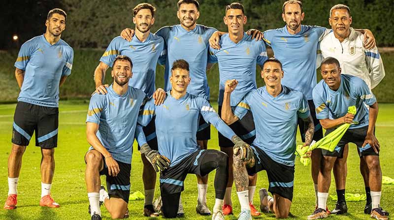 La Selección de Uruguay jugará el jueves 24 de noviembre de 2022. Foto: Twitter Selección Uruguaya.