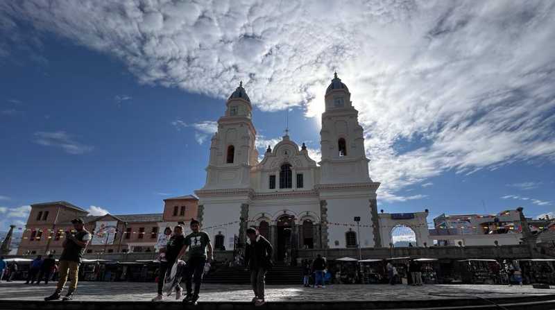 El santuario de El Quinche recibirá a miles de fieles desde este viernes. Foto: Patricio Terán / EL COMERCIO