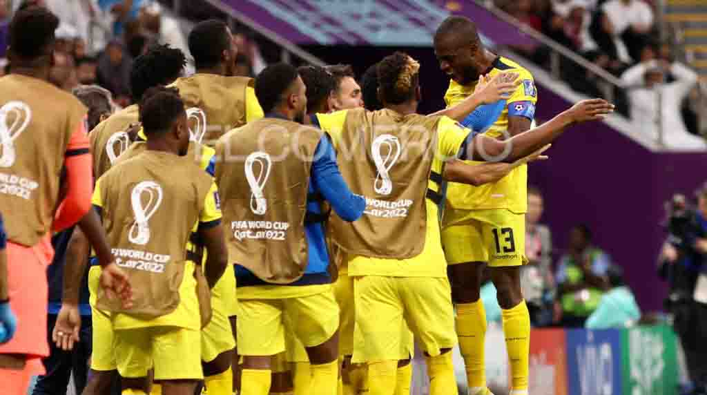La Selección de Ecuador venció 2-0 ante Qatar y Énner Valencia fue la figura. El delantero reaccionó tras el triunfo y pidió calma y confianza a los aficionados. Foto: Diego Pallero / EL COMERCIO
