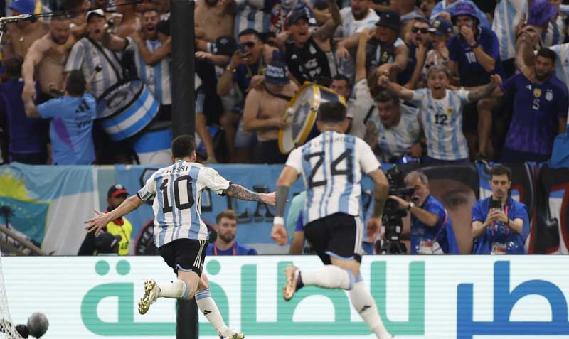 Argentina ganó 2-0 a México en la segunda fecha del Mundial de Qatar, este 26 de noviembre del 2022. Foto: EFE