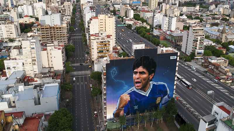 Imagen referencial. Guillermo Coppola recordó la memoria de Diego Armando Maradona a dos años de su muerte. Foto: EFE
