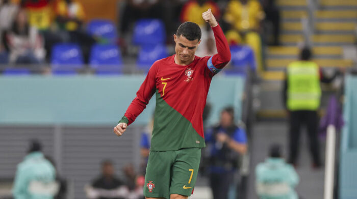 Cristiano Ronaldo en el partido entre Portugal y Ghana en el Mundial Qatar 2022. Foto: EFE