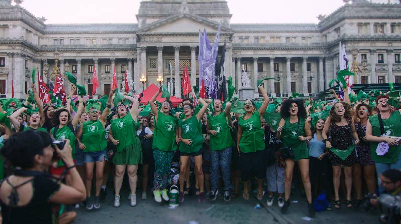 ‘Marea verde’ es un retrato de la historia de la lucha feminista en Argentina por el aborto legal que se presenta en el Festival Equis 2022. Foto: cortesía Festival Equis