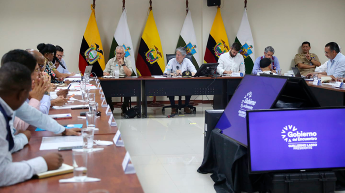 El presidente Guillermo Lasso dijo que BanEcuador está listo para colocar créditos para los pequeños empresarios de Esmeraldas. Foto: Twitter de Guillermo Lasso.