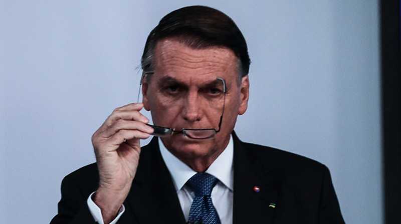 El mandatario brasileño, Jair Bolsonaro, se encuentra enfermo. Foto: EFE/Antonio Lacerda