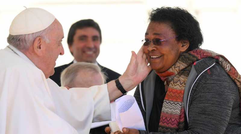 El papa Francisco elogió a las mujeres que luchan por sus derechos. Foto: Facebook Vatican News