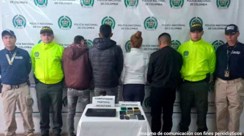 La Fiscalía de Colombia desmanteló una banda familiar que se dedicaba, presuntamente, a captar jóvenes para trabajos sexuales. Foto: Fiscalía Colombia