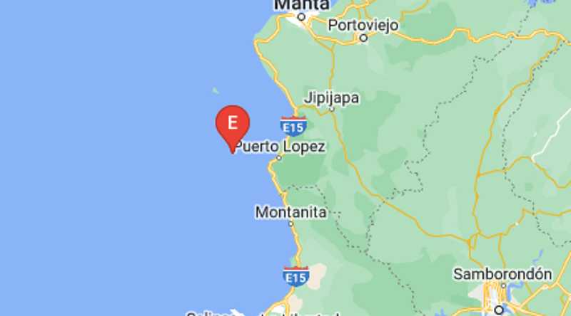 Este martes se registró un sismo en Puerto López. Foto: Cortesía IG