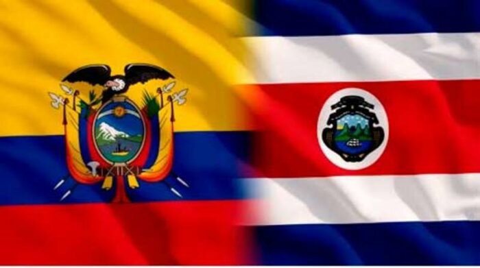El acuerdo fue oficialmente lanzado por los presidentes de Ecuador y Costa Rica, Guillermo Lasso y Rodrigo Chávez, respectivamente, durante la IX Cumbre de las Américas en junio de este año. Foto: Ministerio de Producción