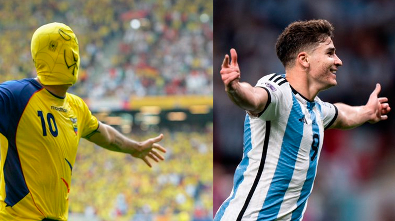 La Copa Mundial de la FIFA comparó a ambos jugadores en su cuenta de Twitter. Foto: Twitter @fifaworldcup_es