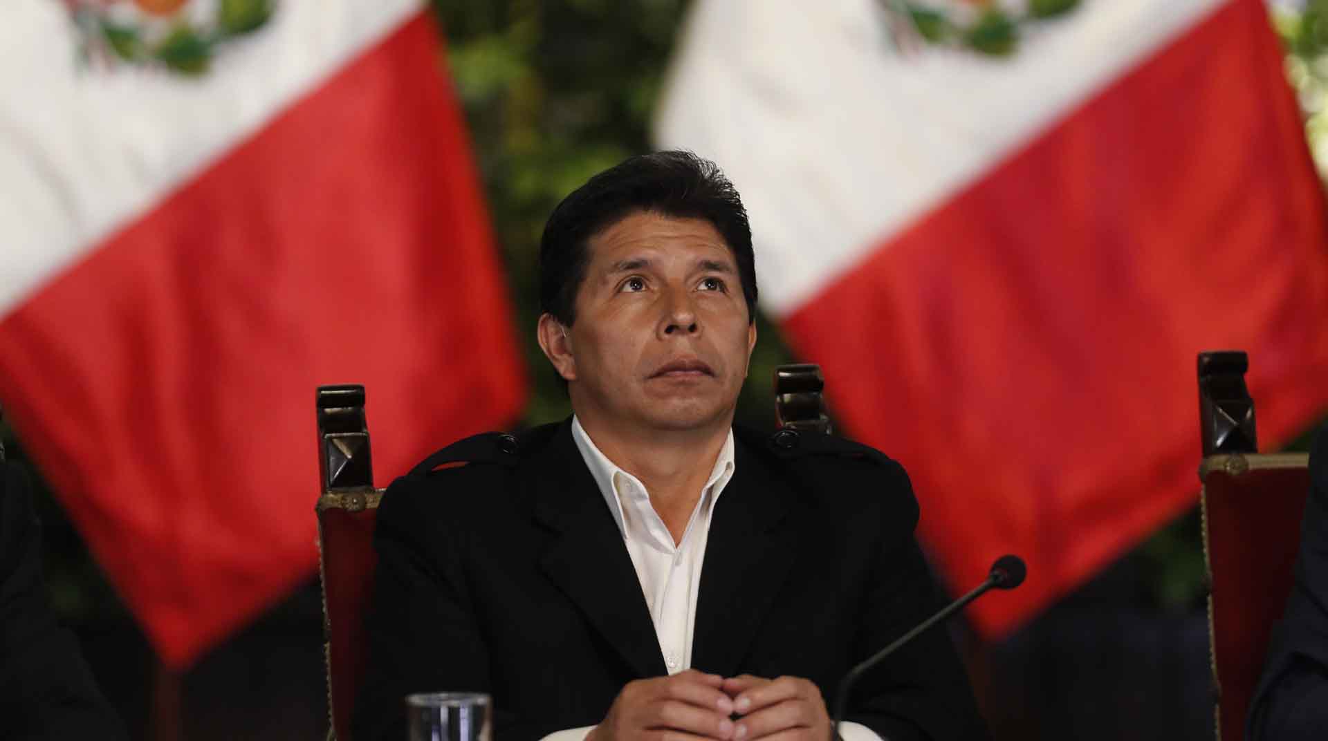 El expresidente peruano Pedro Castillo publicó este lunes una carta desde su centro de arresto, al que fue trasladado tras su fallido autogolpe de Estado. Foto: EFE