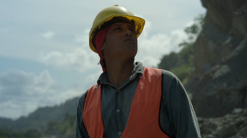 El actor Alejandro Espinosa interpreta el papel de Atahualpa en el filme ‘Al Oriente’, de José María Avilés. Foto: cortesía Angamarca Cine