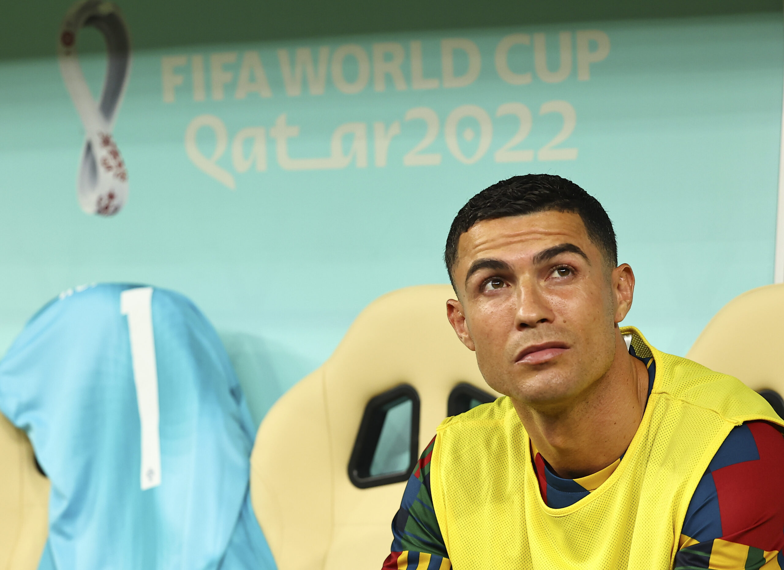 Cristiano Ronaldo que está disputando el Mundial Qatar 2022, sigue sin club. Foto: Xinhua.