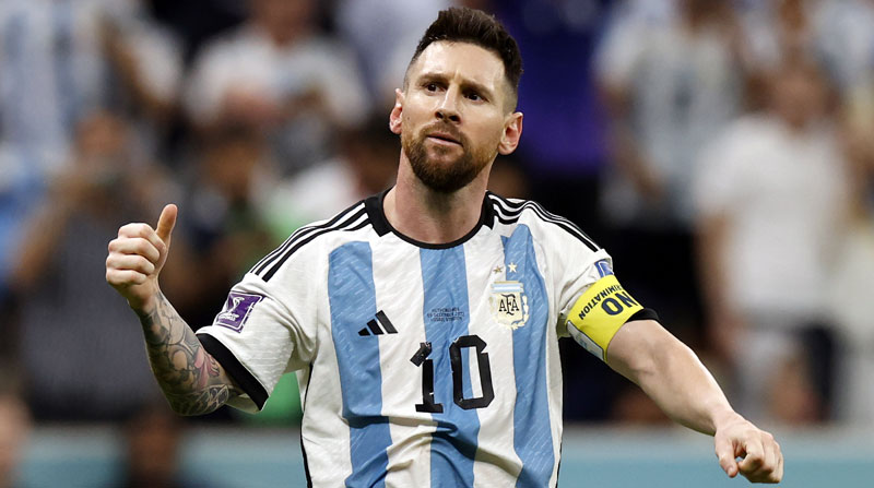 Lionel Messi durante la victoria de la Selección Argentina ante Países Bajos. Foto: EFE