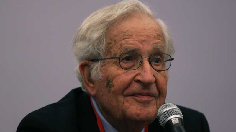 El intelectual estadounidense Noam Chomsky habló sobre la invasión a Rusia. Foto: EFE
