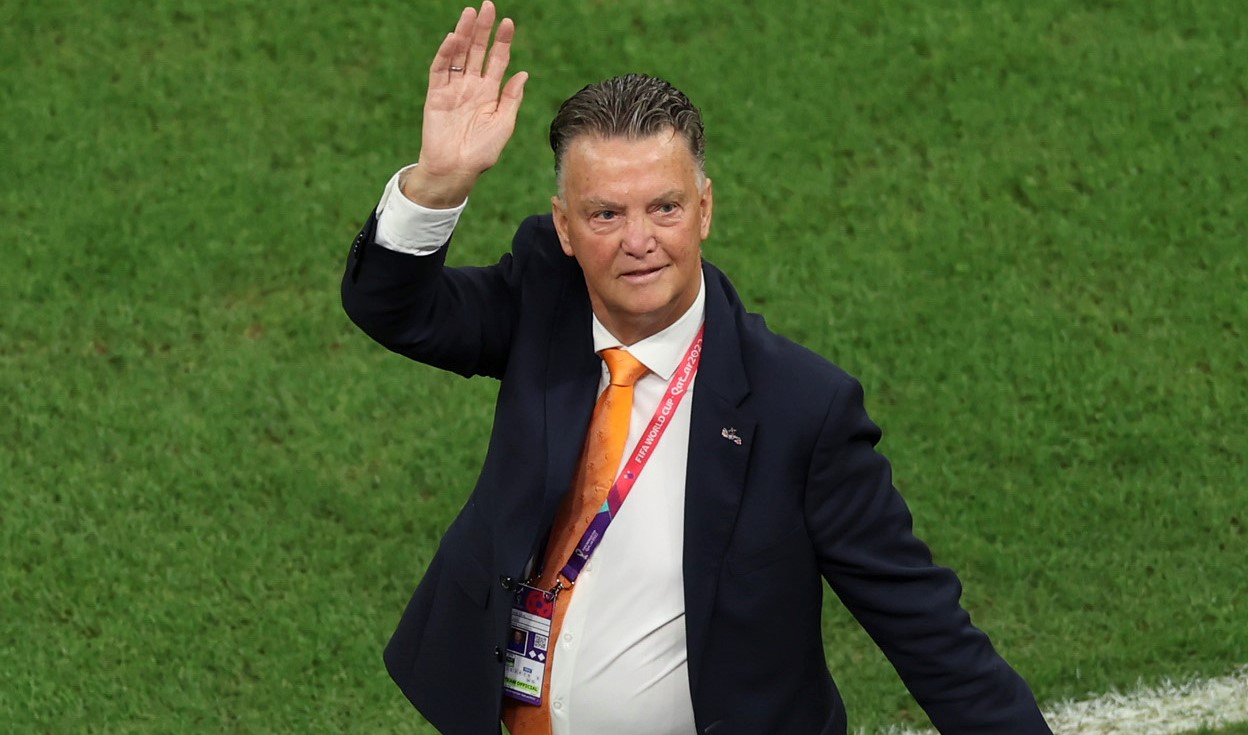 Louis Van Gaal dejó de ser director técnico de Países Bajos tras la eliminación del Mundial Qatar 2022. Foto: Xinhua.