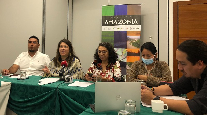 El grupo Acciones por la Amazonía indicó que el Ecuador necesitará más de USD 19 000 millones para la protección de la selva amazónica. Foto: Twitter @AndreaOrbe5