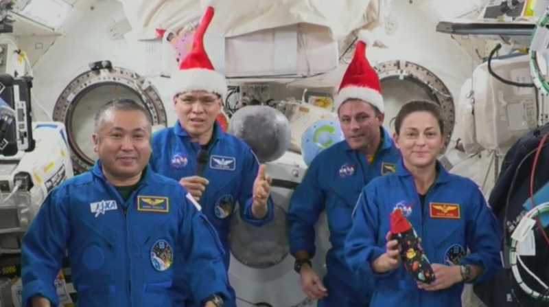 Un grupo de astronautas trabajan desde el espacio. Foto: Internet