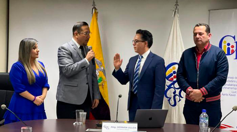 Roberto Romero fue nombrado como Superintendente de Bancos por el Cpccs. Foto: Cpccs