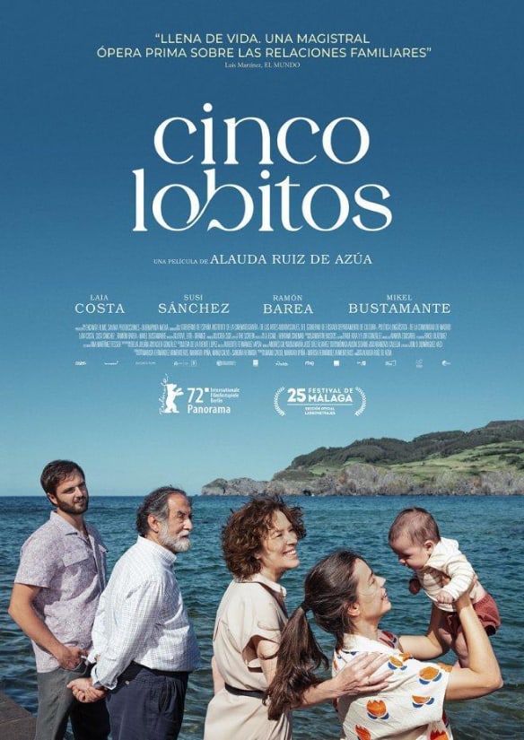 Poster de la película Cinco Lobitos, nominada a onde premios Goya. Foto: Filmaffinity