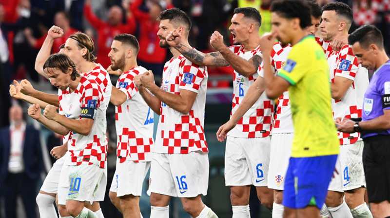 Croacia, por segunda edición consecutiva, está entre los cuatro mejores del Mundial. Foto: EFE