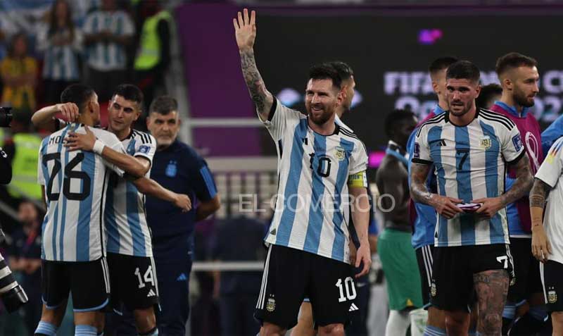 Lionel Messi fue el protagonista de la clasificación a cuartos de final. Foto: Diego Pallero / EL COMERCIO