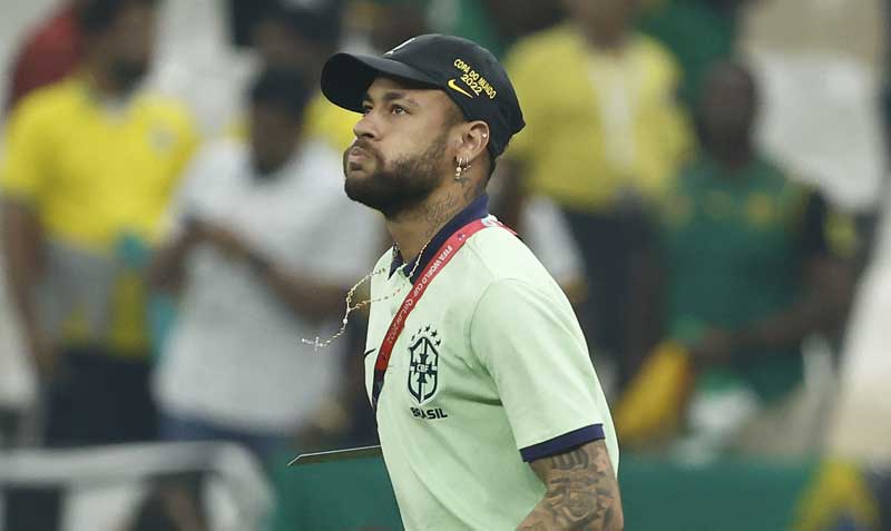 Todavía se desconoce si Neymar estará listo para el encuentro de cuartos de final contra Corea del Sur. Foto: EFE